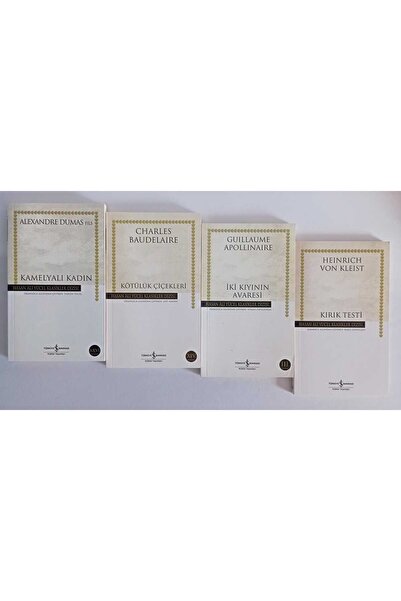 TÜRKİYE İŞ BANKASI KÜLTÜR YAYINLARI KAMELYALI KADIN,KÖTÜLÜK ÇİÇEKLERİ,İKİ KIY...