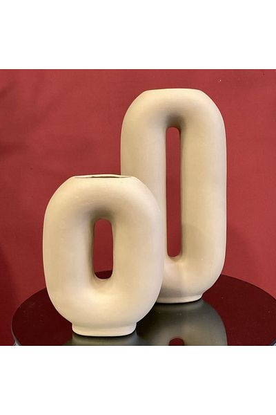 By Ari Ev Dekorasyon Ceramic Vase Set of Two - Vz313-2