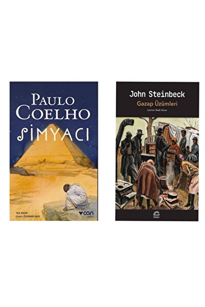 Can Yayınları Simyacı - Paulo Coelho - Gazap Üzümleri - John Steinbeck