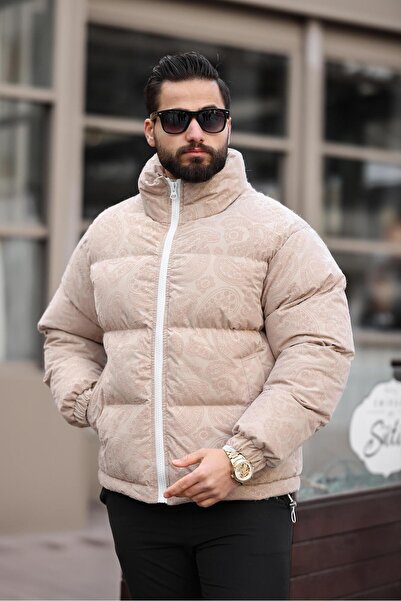 RHONES ΑΝΔΡΙΚΟ ΚΑΛΥΜΜΑ ΧΕΙΜΕΡΙΝΟ ΠΑΛΤΟ FLOCK