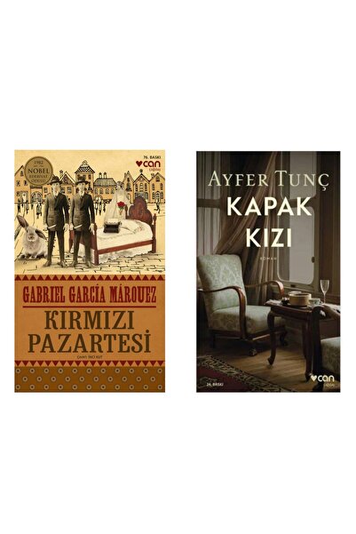 CAN Kırmızı Pazartesi Gabriel García Márquez  Kapak Kızı Ayfer Tunç