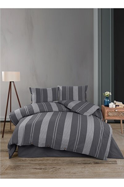 Home طقم غطاء لحاف مزدوج من القطن الطبيعي اللامع