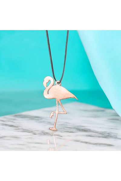 yerlikaya bakır Flamingo Pure Copper Necklace