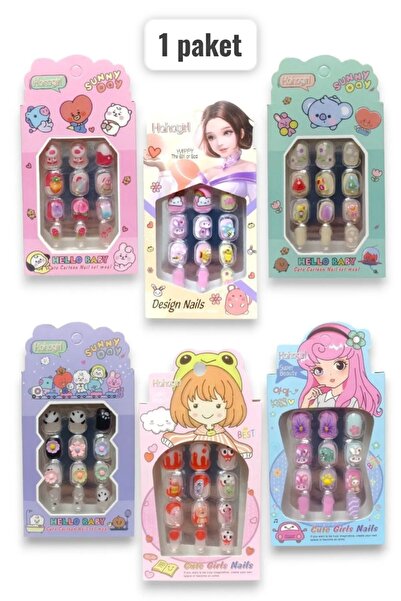 MyClean sanrio kuromi hello kitty jelatin Yapışkanlı Çocuk Taşlı Karışık Renk...