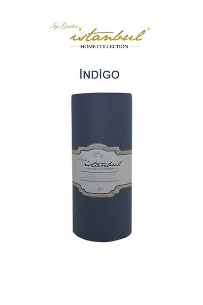 İyi Geceler İstanbul 100% Cotton Ranforce Single Fitted Elastic Sheet Set +30 cm 120X200 cm