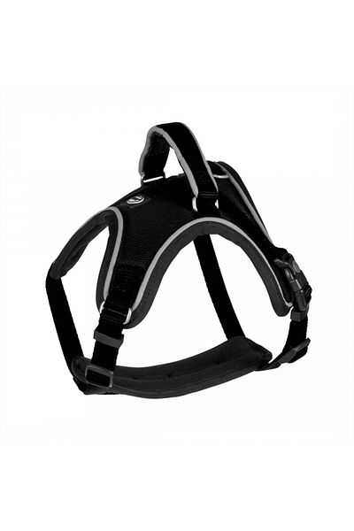 Duvo West Harness Dog Collar Black Xx Large