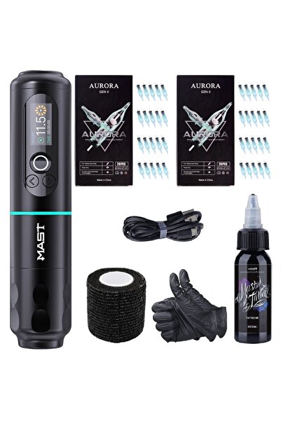 MAST Archer 2 Kablosuz Bataryalı Rotary Dövme ve Kalıcı Makyaj Makinesi Seti