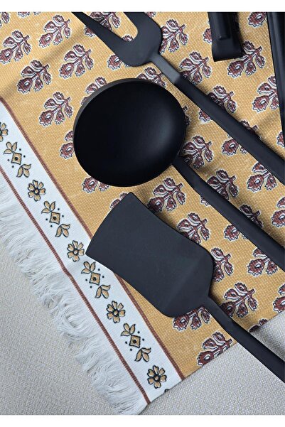 HomeTarz Black Serving Set - 8 Pieces Kitchen Serving, Barbecue Set - Stainless Steel, 8 Pieces