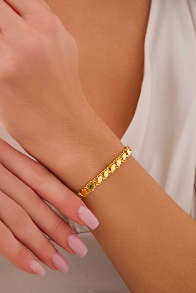 Zeynepli gold & jewelry 14 AYAR ALTIN KALIN HALEP BİLEKLİK