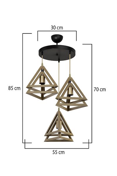 AG LightDesign Black Pendant Lamp Chandelier Bedroom Living Room Kitchen Hallway Modern Stylish Lamp