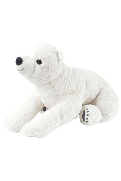 IKEA Snuttig Soft Toy - White, 60 cm, 70298101