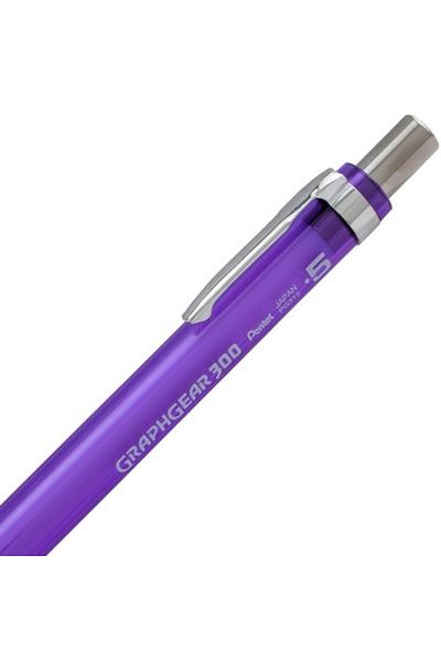 Pentel Graphgear Purple Versatil Pen - 0.5 Mm Technical Drawing and Writing