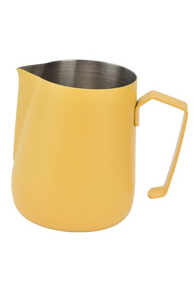 Primo Plus Milk Frother Pitcher Yellow 350ml