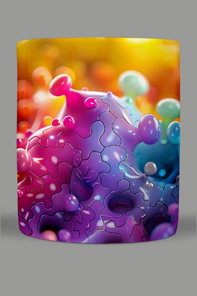 Fizello 3D Colors Themed Mug