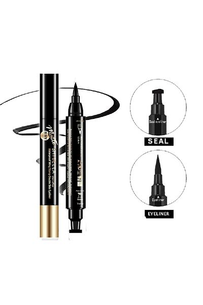 Shibella Cosmetics Brown Double Sided 24 Hour Stamp Eyeliner-fine Stamp