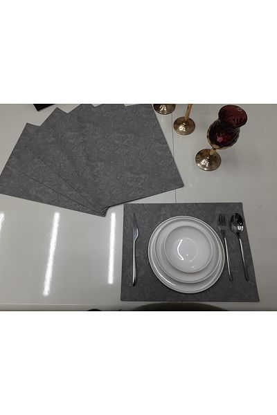 SEHARA 50 bucăți de serviciu american/piele artificială/30x40cm/suprafață nubuc