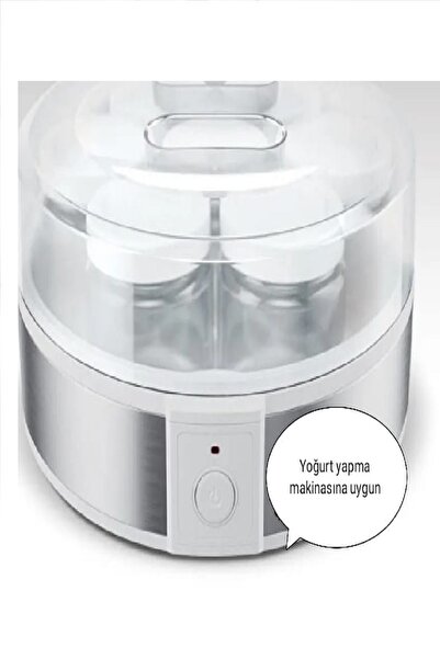 LİZYA BABY Cam Kavanoz Paşabahçe Beyaz  Kapak 210 Cc 9 Adet Yoğurt Bebek Mama Ek Gıda Kavanozu 15 Adet Etiket