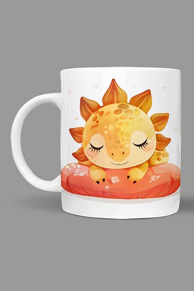 Fizello Cute Dinosaurs - Cute Dinosaur Themed Mug