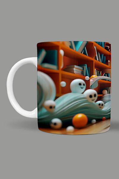 Fizello Cute Ghots - Cute Ghots Themed Mug
