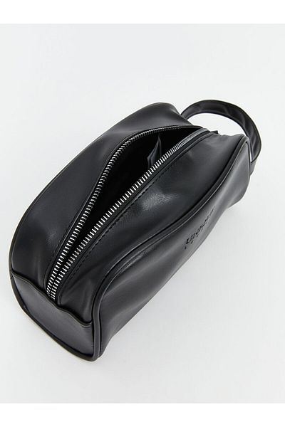 LC Waikiki New Black Leather Look Men's Handbag