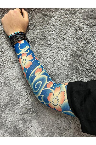 Gölge Store Giyilebilir Desenli Kol Dövmesi 3D Baskılı Tattoo