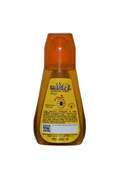Serbal Balevi Bingöl Balı (COĞRAFİ IŞARET TESCİLLİ) SIKMA KAPAKLI 280 gr