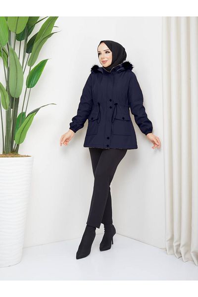 RACE FASHİON Palton Bonded cu Blana în interior 75 Cm 38-44 Rc5039
