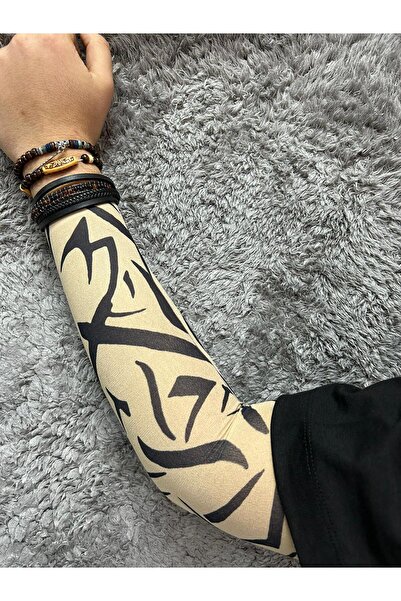 Gölge Store Giyilebilir Desenli Kol Dövmesi 3D Baskılı Tattoo
