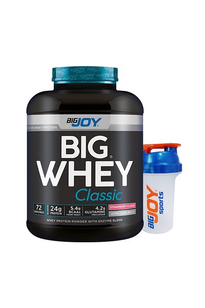 Bigjoy Sports Big Whey Classic 2376g - Serving Strawberry Flavored Whey Protein 72