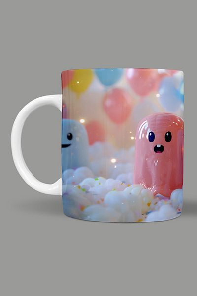 Fizello Cute Ghots - Cute Ghots Themed Mug