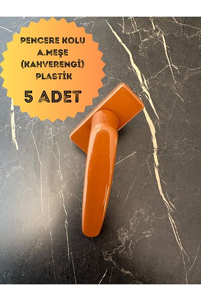 EVA PLAST Mâner de fereastră din plastic PVC maro - 5 bucăți Golden