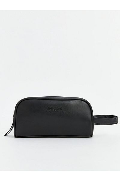LC Waikiki New Black Leather Look Men's Handbag