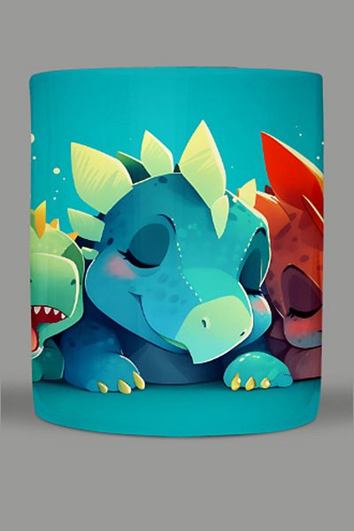 Fizello Cute Dinosaurs - Cute Dinosaur Themed Mug