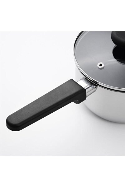 IKEA Mıddagsmat Steel Sauce Pot Non-Stick Coating-Stainless Steel 1Lt 60463714