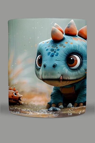 Fizello Cute Dinosaurs - Cute Dinosaur Themed Mug