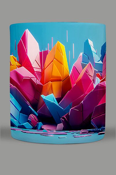 Fizello 3D Colors Themed Mug