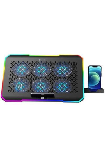 AREY TEKNOLOJİ GAMEBOOSTER GB-NS61 15-17" Siyah 6-Fanlı Notebook Soğutucu