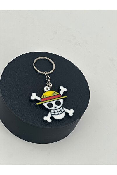 Home Renkli One Piece Korsan Sembolü Anahtarlık 3D Baskı