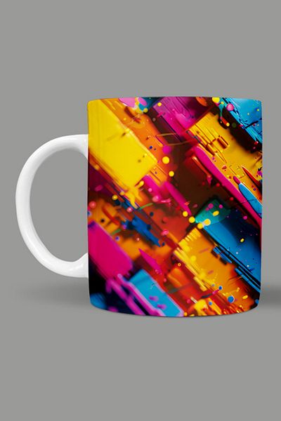 Fizello 3D Colors Themed Mug