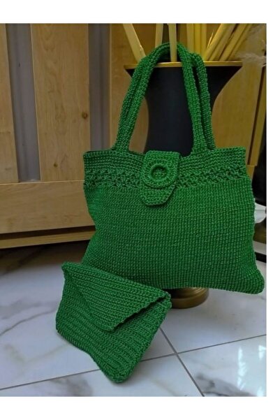 KdrElektronik Pletenje Torba Žene Torba za rame