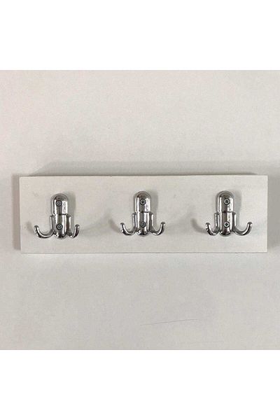 Modilayn Gardenya 6-piece Wooden Door - American Hanger, 10x30 Cm Wall Hanger