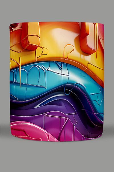 Fizello 3D Colors Themed Mug