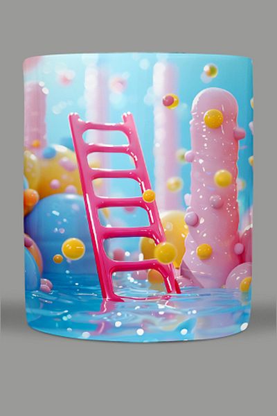 Fizello 3D Colors Themed Mug