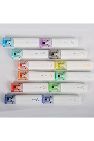 Modellino 12 Colors - 6 Neon Colors + 6 Pastel Colors Key Points Quality Highlighter 7260A & 7260B