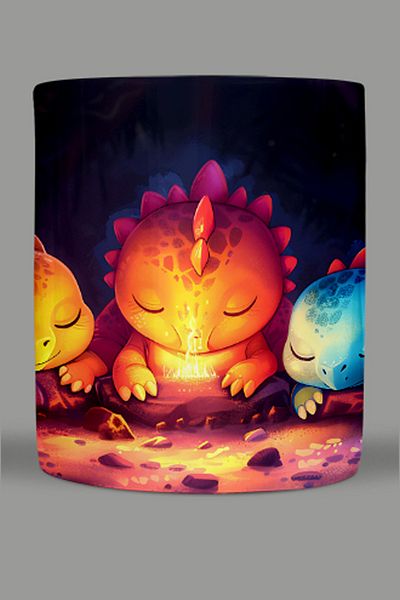 Fizello Cute Dinosaurs - Cute Dinosaur Themed Mug