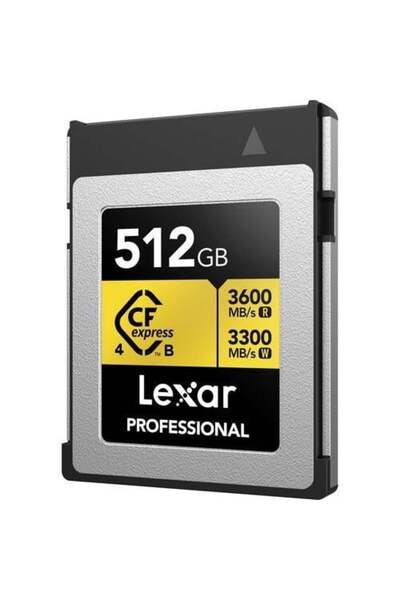 Lexar 512Gb Professional Gold Lcxexp4512G- Rneng Cfexpress 4.0 Type-B Card