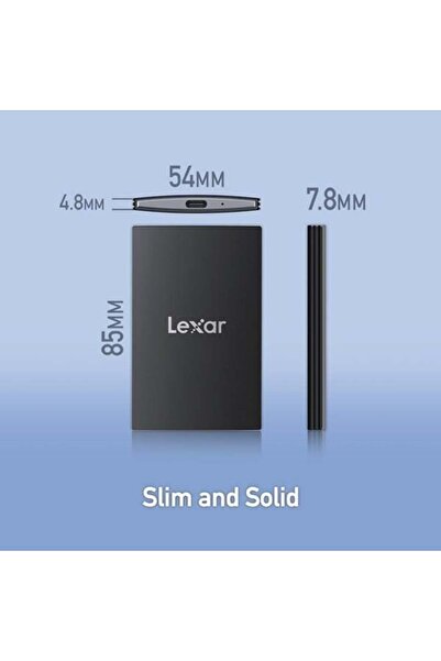 Lexar 2TB SL500 LSL500X002T-RNBNU USB 3.2 SSD HARİCİ DİSK