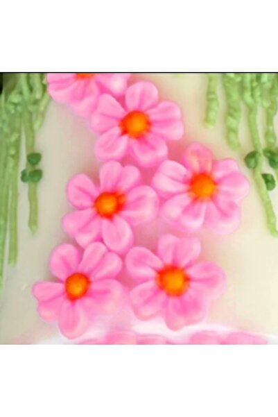 morlalem m 4'lü, Dörtlü Mini Minyatür Çiçek Silikon Kalıp K-1309, Kokulu Taş Sabun Alçı Mum Kalıbı