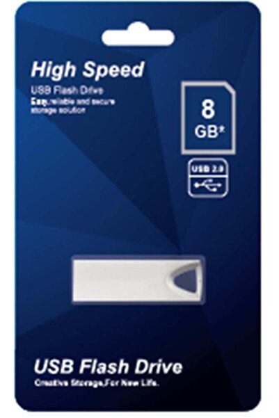 Genel Markalar Elba 8GB Metal 2.0 USB Flash Bellek