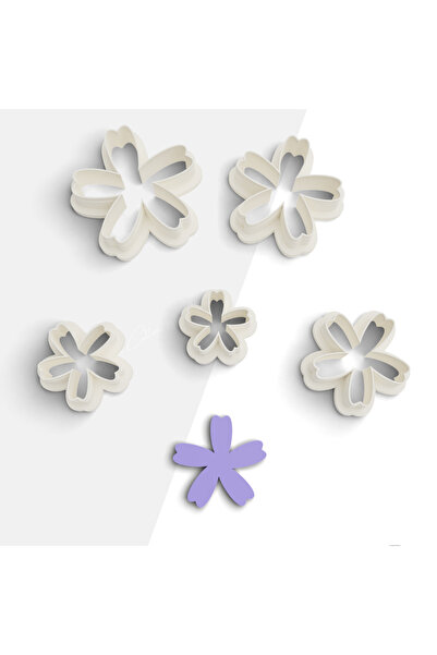 brocutters قالب قطع من طين البوليمر العضوي على شكل زهرة، قالب حلق، قالب زلابي...